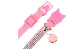 Luksus Breakaway kattehalsbånd med Krystaller