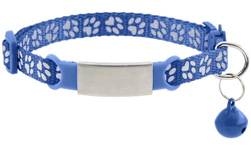 Pote-mønster Indgraveret Breakaway Kattehalsbånd