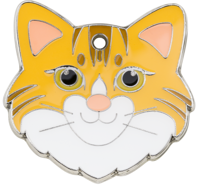 Graveret kattetegn Rød kat