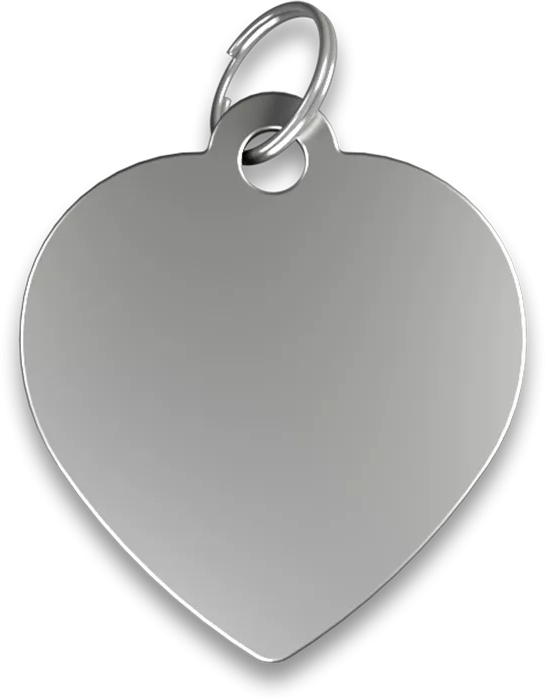 Graveret kattetegn i hjerteform